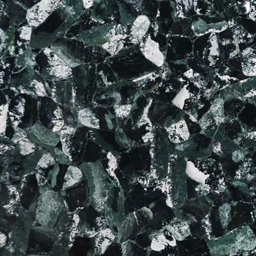 Placa de pedra em quartzo - AGATE GREEN MOSS - Fiorantina Stone - para ambiente interno / polida / verde