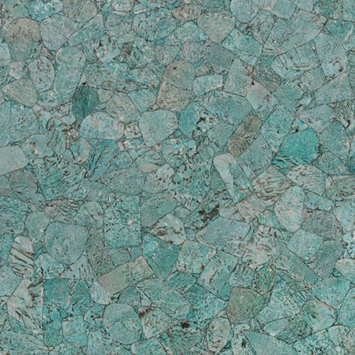 Placa de pedra em quartzo - AMAZONITE GRAPHEN - Fiorantina Stone - para ambiente interno / polida / verde