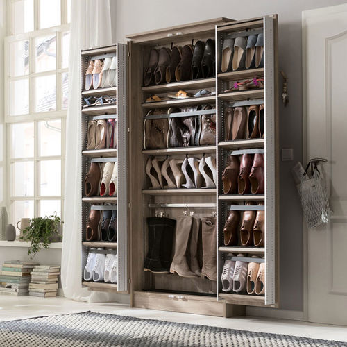 Sapateira contemporânea - Schreinerei Wilhelm KG - de instalação livre / em laminado melamínico / da linha residencial