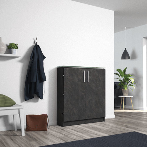Sapateira contemporânea - Schreinerei Wilhelm KG - de instalação livre / em laminado melamínico / da linha residencial