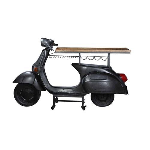 Balcão para bar - SCOOTER ROMA - GrandDécor - em madeira / metálico / reto