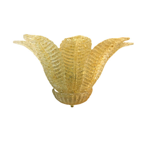 Arandela contemporânea - LEAF - SimoEng SRLS - para ambiente interno / em vidro / em vidro de Murano