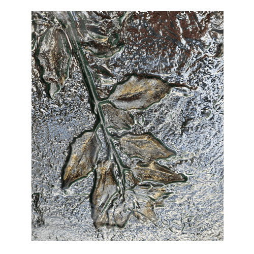 Painel de vidro texturizado - CLASSIC SERIES - McGuire Glass - com motivos impressos / para ambiente interno / incolor