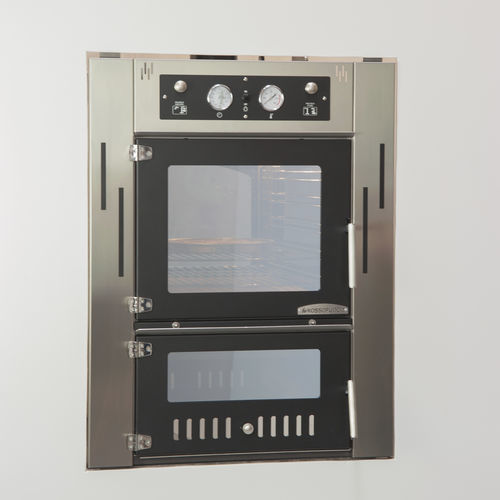 Forno de pizza da linha residencial - QUATTROSTAGIONI - Rossofuoco Srl - a lenha / de convecção / de embutir