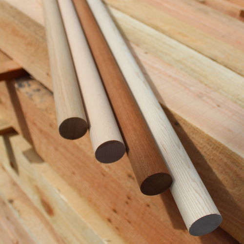 Pilar em madeira - Woodspars - laminada colada / redondo