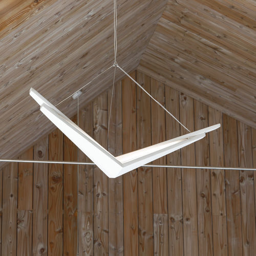 Pendente - FLY - Solid Studio - em concreto reforçado com fibras / contemporânea / Wire