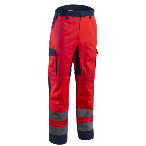 Calça de trabalho - HIBANA - Coverguard - de alta visibilidade / em algodão / em poliéster