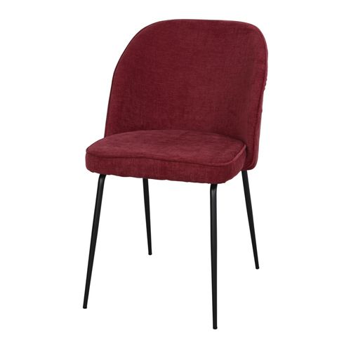 Cadeira contemporânea - SEKEN - MisterWils - para ambiente interno / em tecido / com base em aço