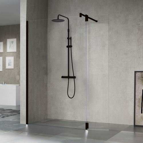 Conjunto de chuveiro de parede - EASY 2 - NOVELLINI - contemporâneo / com chuveiro de mão