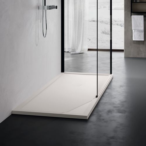Piso de box retangular - OLYMPIC PLUS - NOVELLINI - elevado / em acrílico / antiderrapante