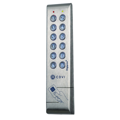 Sensor teclado numérico para controle de acesso - KCPROX WLC - CDVI - com leitor de cartão de proximidade