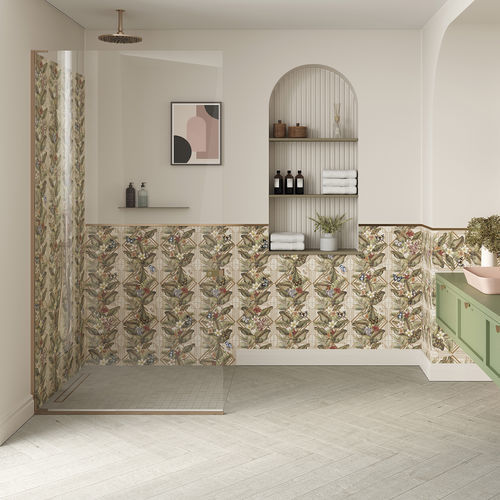 Placas de revestimento em grés porcelanato - TROPICAL  - CERAMICAS APARICI - polida / brilhante / para ambiente interno