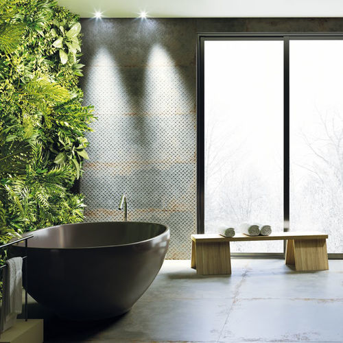 Placas de revestimento de parede - FLAMED  - CERAMICAS APARICI - em grés porcelanato / com relevo / texturizada