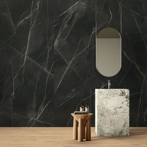 Placas de revestimento em grés porcelanato - NIGHTFALL - CERAMICHE CAESAR - polida / brilhante / para ambiente interno