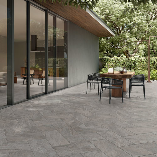 Placas de revestimento em grés porcelanato - BURNT - CERAMICHE CAESAR - polida / para ambiente interno / para ambiente externo