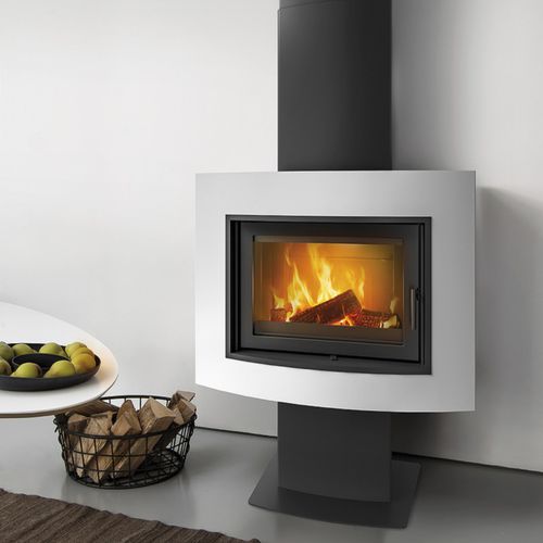Salamandra a lenha - SPHERIC - BRISACH SAS - 5 kW–10 kW / 10 kW–20 kW / com pés