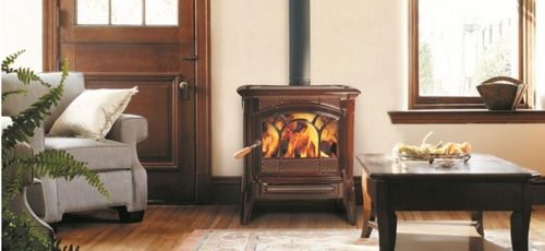 Salamandra a lenha - COTTAGE - BRISACH SAS - 10 kW–20 kW / tradicional / em ferro fundido