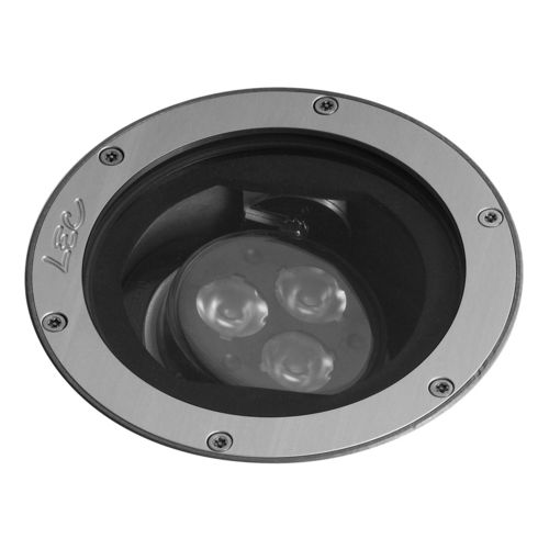Luminária de embutir no piso - ALBI - LEC LYON - de LED / redonda / IP67