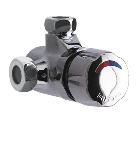 Misturador monocomando para box de banheiro - ALPA S® : 35166 - PRESTO - de parede / temporizado / em metal cromado