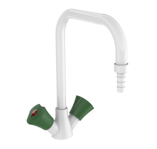 Misturador bicomando para lavatório - Mélangeur monotrou à deux robinets sur table : 76794 - PRESTO - de bancada / em Rilsan® / para ambiente interno