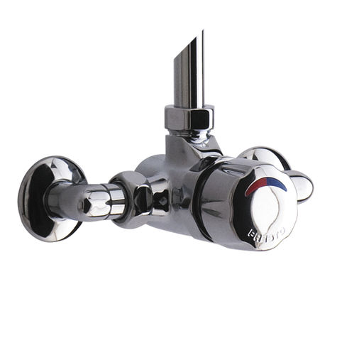 Misturador monocomando para box de banheiro - ALPA : 35814 - PRESTO - de parede / temporizado / em metal cromado