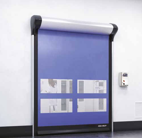 Porta industrial de enrolar - HS-GAT - ASSA ABLOY Entrance Systems - em PVC / automática / de segurança