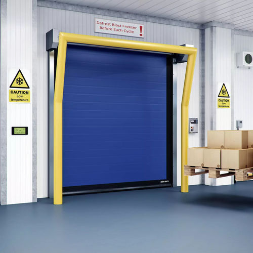 Porta industrial de enrolar - HS9010PFR - ASSA ABLOY Entrance Systems - em aço galvanizado / em aço inoxidável / automática