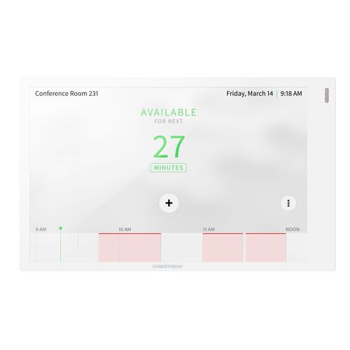Tela sensível ao toque para sistema de automação residencial - TSW-770-W-S - CRESTRON - de parede / com display digital / personalizável