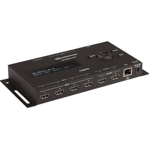 Instalação domótica para sistema de áudio - HD-MD4X2-4K-E - CRESTRON - para equipamento de vídeo / para comunicação / para ambiente interno