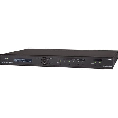 Instalação domótica para sistema de áudio - HD-MD6X2-4K-E - CRESTRON - para equipamento de vídeo / para comunicação / para ambiente interno