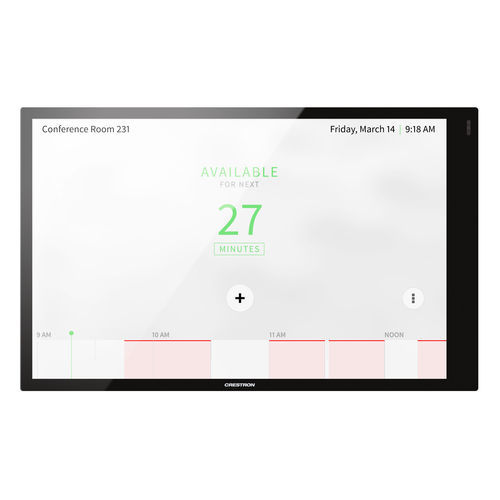 Tela sensível ao toque para sistema de automação residencial - TSW-1070-B-S - CRESTRON - de parede / personalizável / com display digital