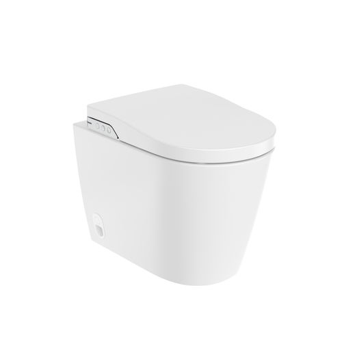 Vaso sanitário inteligente - INSPIRA IN-WASH&reg; - ROCA - back to wall / em porcelana / oval