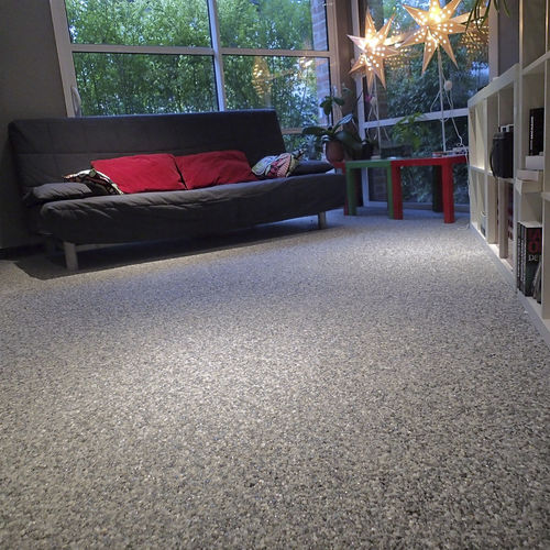 Revestimento de piso em quartzo - QUARTZLINE© - DSM Fabricant - em poliuretano / para ambiente interno / industrial