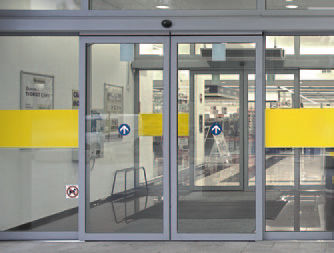 Perfil de porta em alumínio - Ditec ALU48 - Ditec - de saída de emergência