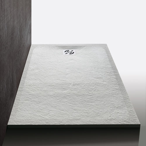 Piso de box retangular - D3071 - SAMO - de sobrepor / em pedra / antiderrapante