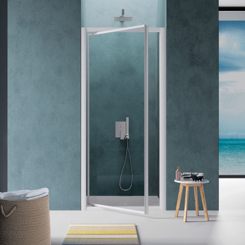 Box de banheiro de abrir - PIVOT HINGED DOOR B6835 - SAMO - retangular / de canto / frontal