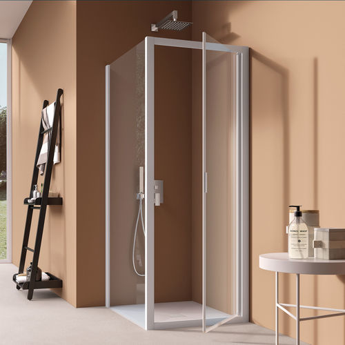 Box de banheiro de abrir - HINGED DOOR B6401 - SAMO - retangular / de canto / frontal