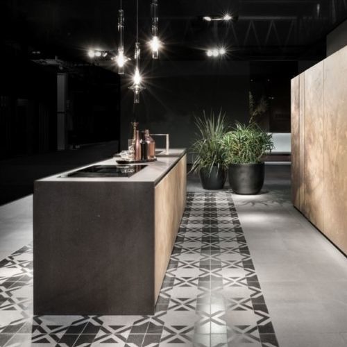 Cozinha contemporânea - OPERA - Tisettanta - em madeira / em vidro / em mármore