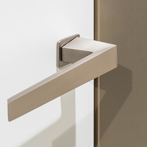 Maçaneta para porta - 40+ONE - ECLISSE - em latão / contemporânea / da linha residencial