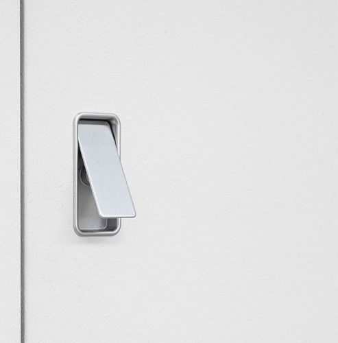 Puxador para porta - LEVER - ECLISSE - contemporâneo / para montagem nivelada / com fechadura magnética