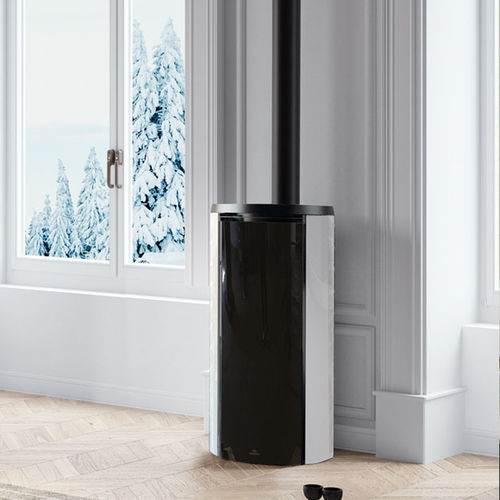 Salamandra a pellets - CELIA AIR TIGHT C MAGIC - EDILKAMIN - 5 kW–10 kW / 0–5 kW / de instalação livre