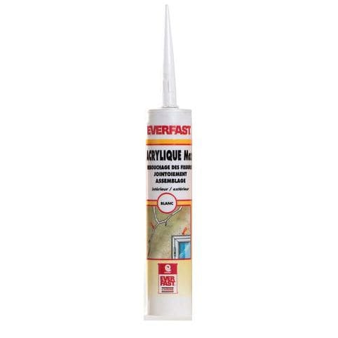Selante de plástico - ACRYLIQUE MAX - EVERFAST - à base de resina acrílica / de reparação