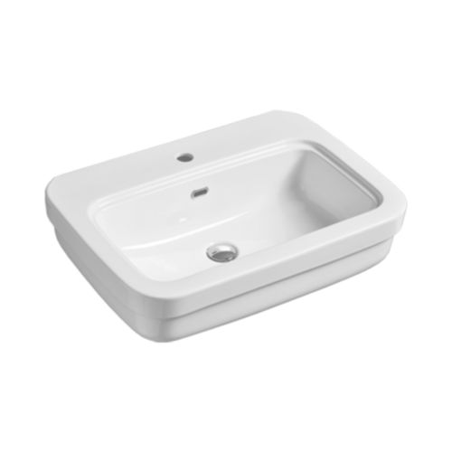 Cuba suspensa - EVO 11 - SIMAS ACQUA SPACE - em cerâmica / com misturadora / retangular