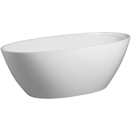 Banheira oval - BO V1 - SIMAS ACQUA SPACE - freestanding / para residência / em CrystalTech®