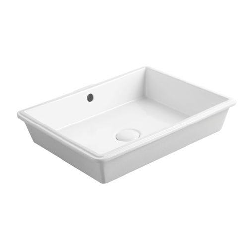 Cuba de embutir sob bancada - S 59 - SIMAS ACQUA SPACE - em cerâmica / retangular / sem furos