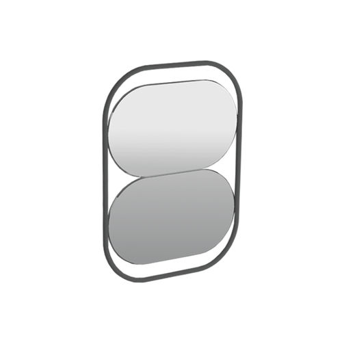 Espelho para banheiro de parede - WAS 02 - SIMAS ACQUA SPACE - contemporâneo / oval / metálico