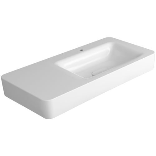 Cuba consola - HE 12 - SIMAS ACQUA SPACE - em cerâmica / com tampo / retangular