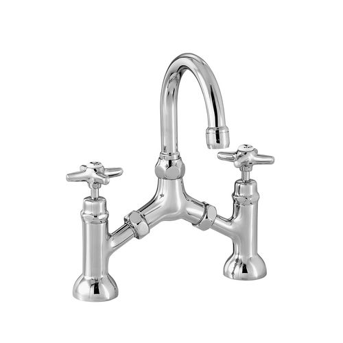 Misturador bicomando para lavatório - 3215 - RUBINETTERIE STELLA - de bancada / em latão cromado / para banheiro
