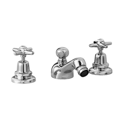 Misturador bicomando para bidê - 3601 - RUBINETTERIE STELLA - de bancada / em latão cromado / para banheiro