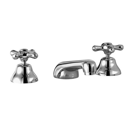 Misturador bicomando para lavatório - 3222 - RUBINETTERIE STELLA - de bancada / em metal cromado / em bronze